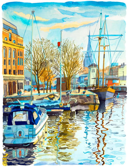 Abigail McDougall Greetings Card Greetings Cards of Painted Bristol Scenes (various designs)