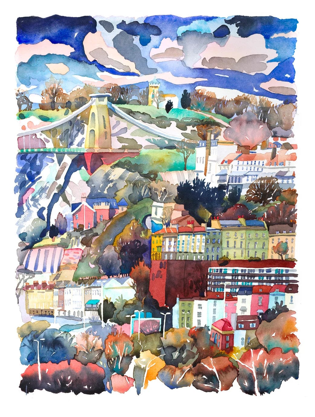 Abigail McDougall Greetings Card Greetings Cards of Painted Bristol Scenes (various designs)