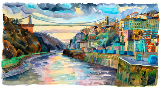 Abigail McDougall Print Giclee Print "Pink Light Clifton"