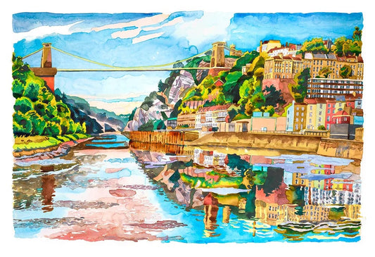 Abigail McDougall Print Giclee Print "Summer Avon Gorge"