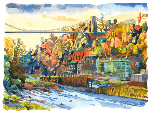 Abigail McDougall Print Giclee Print "Warm Autumn Light"