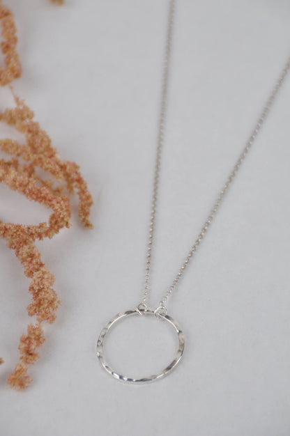 Amelia Stone Jewellery Necklace 'Circlet' Necklace - Sterling Silver (various styles)