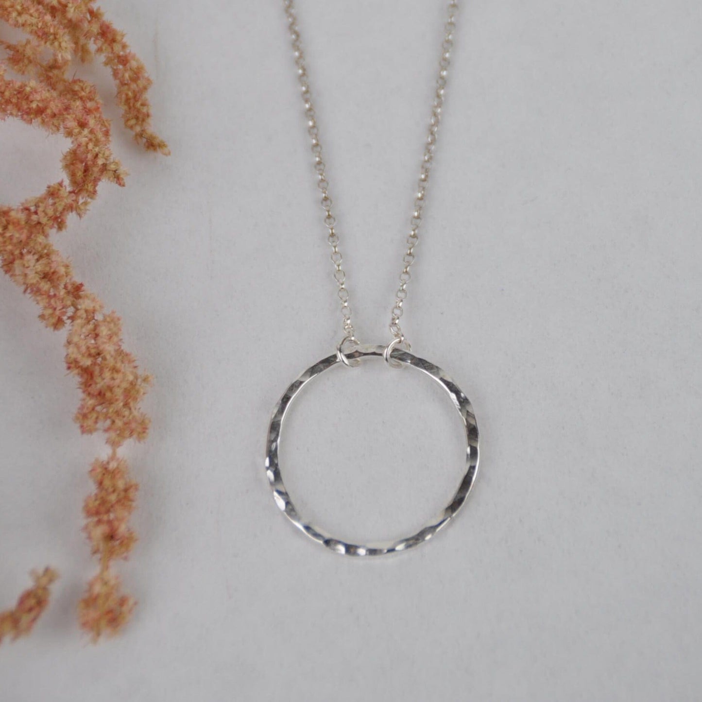 Amelia Stone Jewellery Necklace 'Circlet' Necklace - Sterling Silver (various styles)