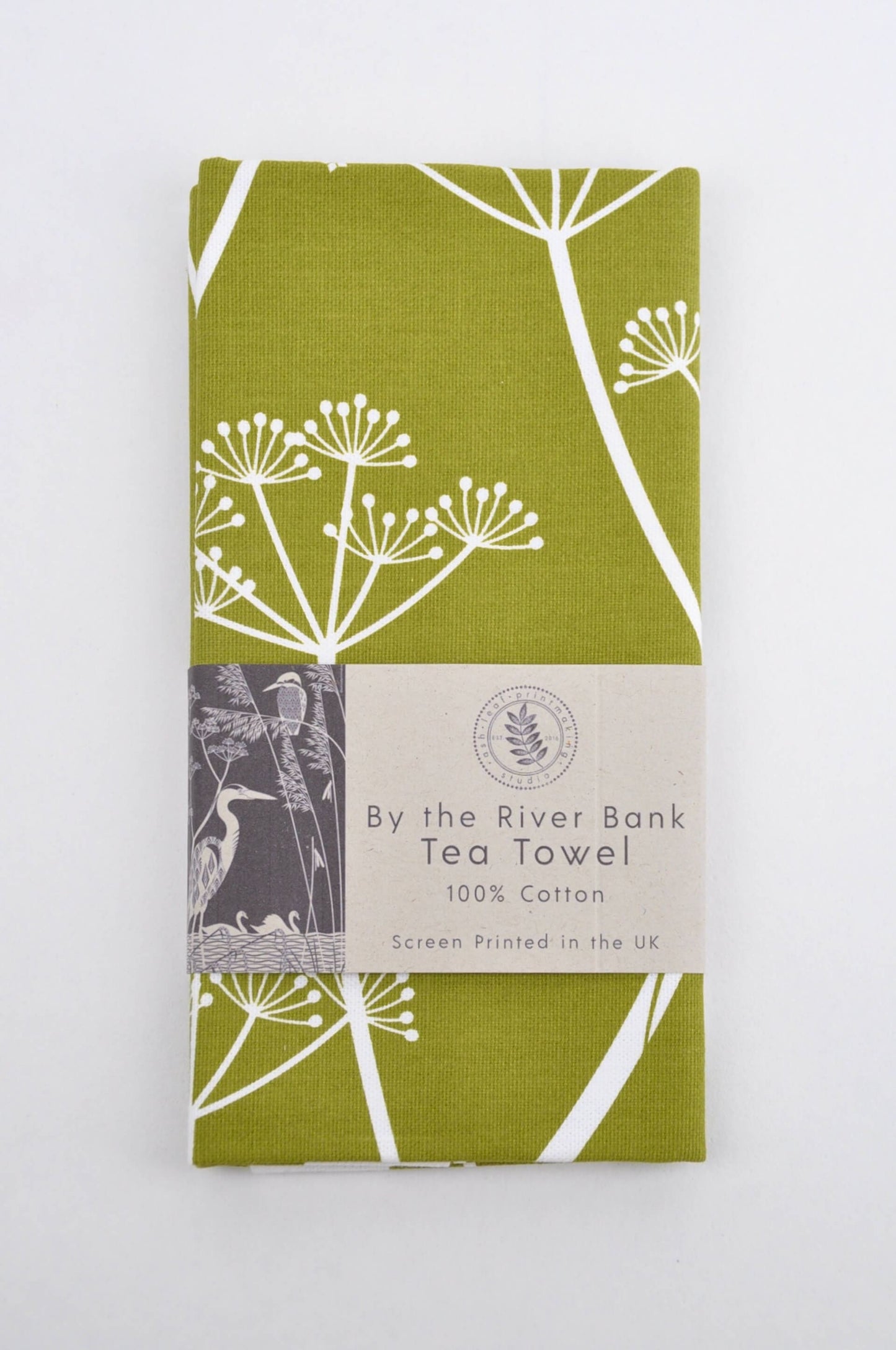 Ash Leaf Printmaking Tea Towel By The Riverbank Tea Towel