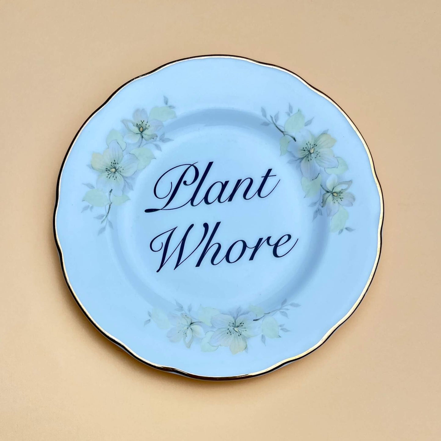 Beau & Badger Ceramics C Decorative Wall Plate - Plant Wh*re (various styles)