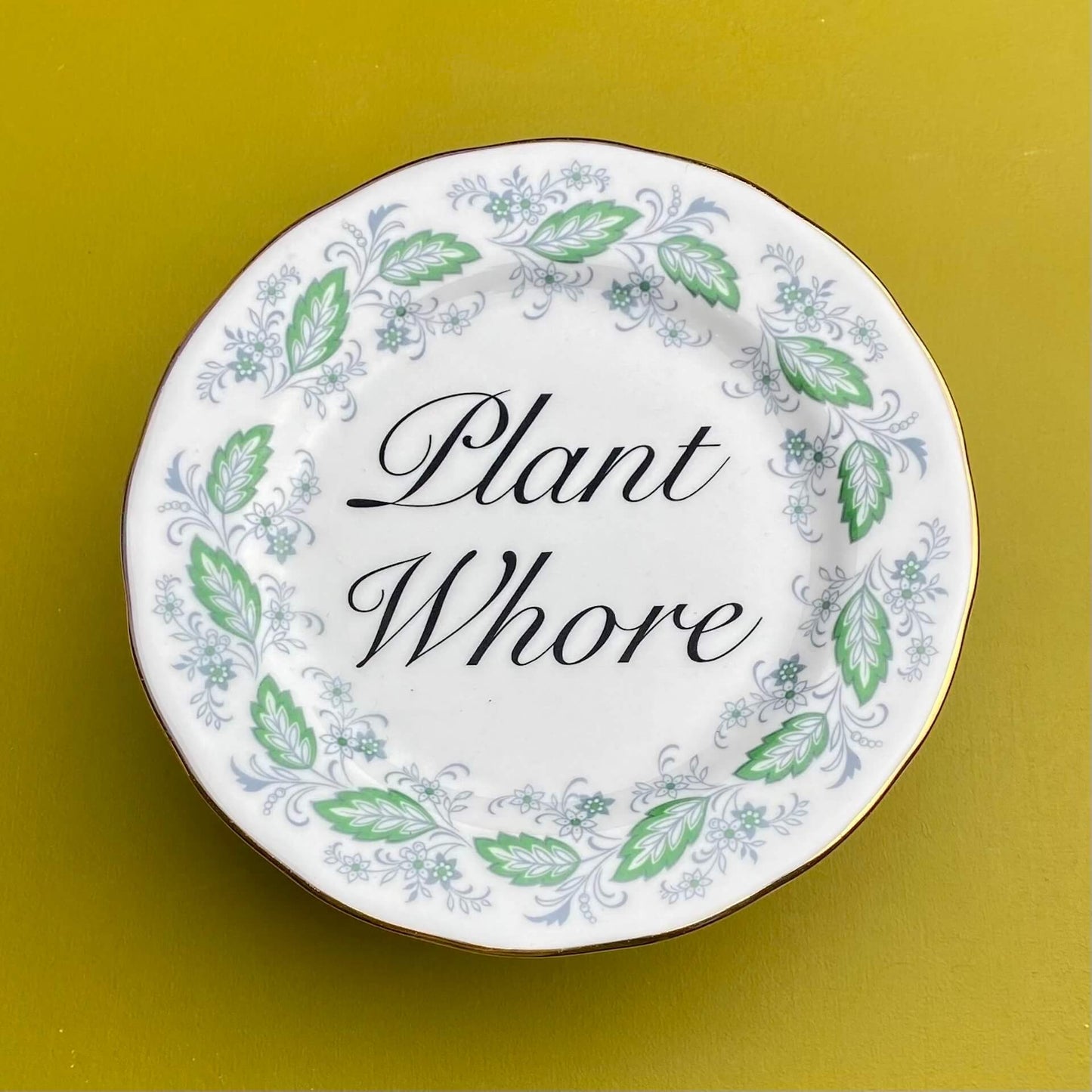 Beau & Badger Ceramics J Decorative Wall Plate - Plant Wh*re (various styles)