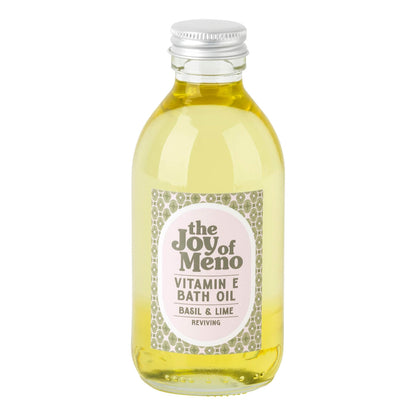 Bristol Made Bath Oil - Basil & Lime | Menopause Wellbeing 200ml