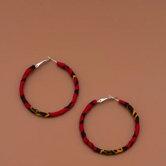 Cultureville Earrings Ana Hoop Earrings (two sizes)