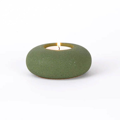 Desire North Design Candle Holder Moss Pebble Tealight Holder - Various Colours