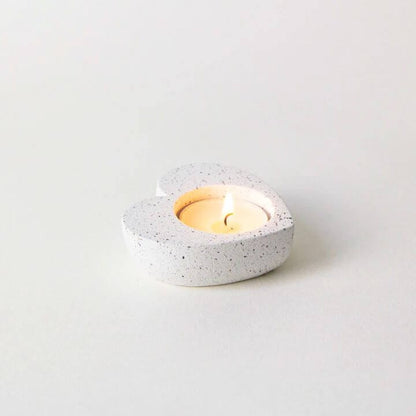 Desire North Design white Heart Tealight Holder - Various Colours