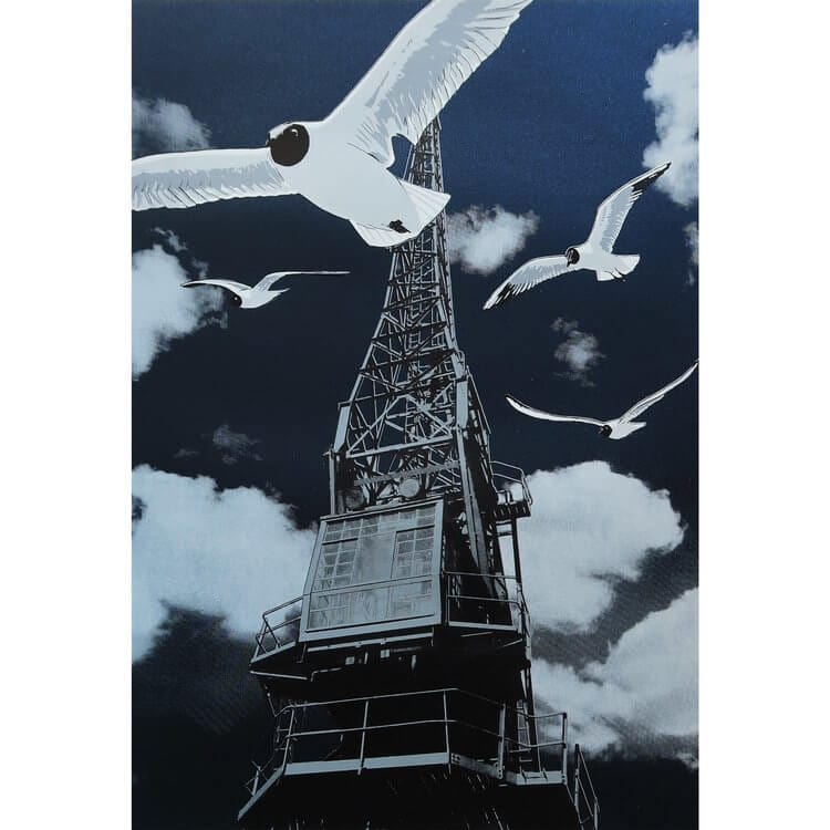 Fiona Hamilton Prints Harbour Gulls Screen Print (Three Varieties)