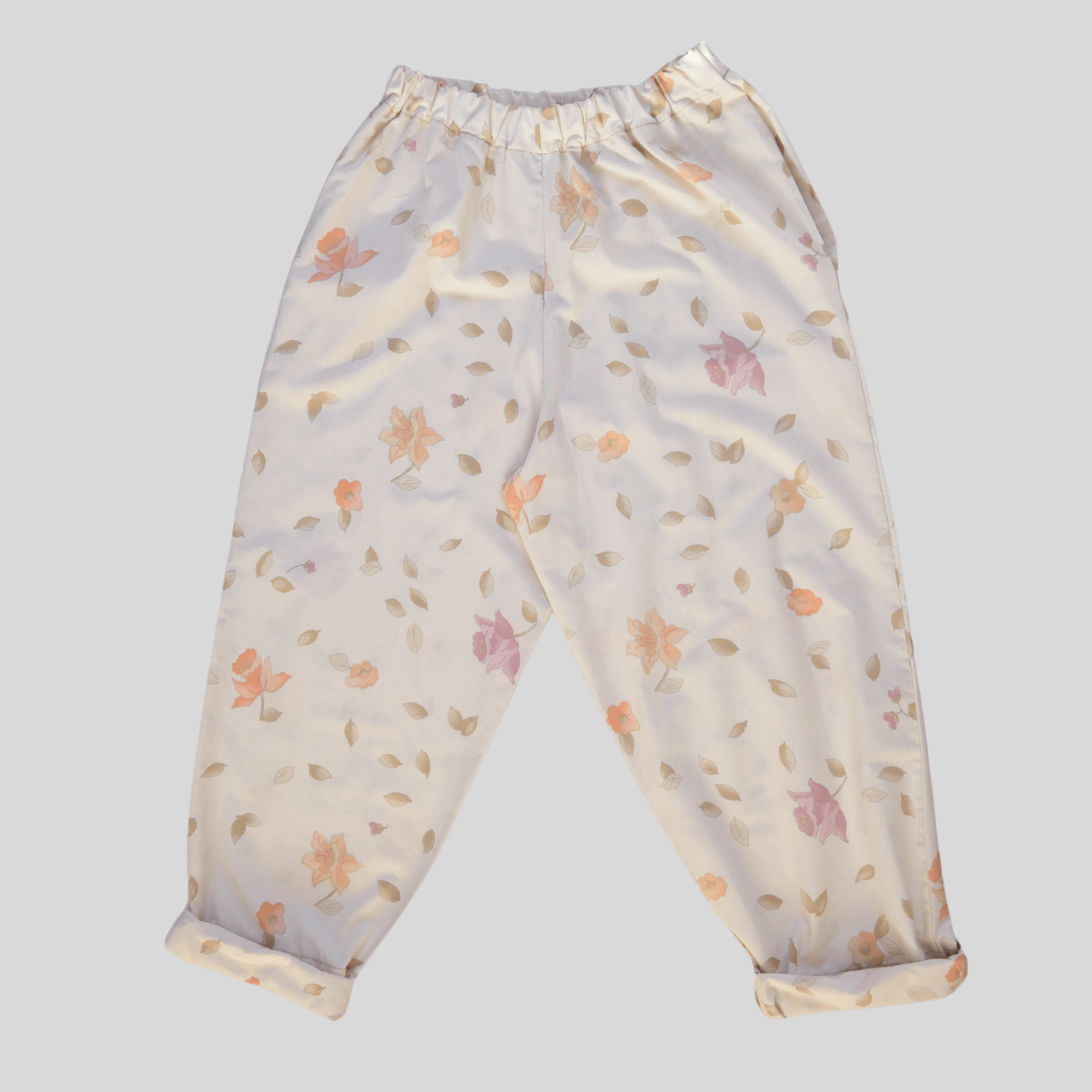 Fruit Salad Autumn Floral (medium) Sustainable Trousers (various designs)