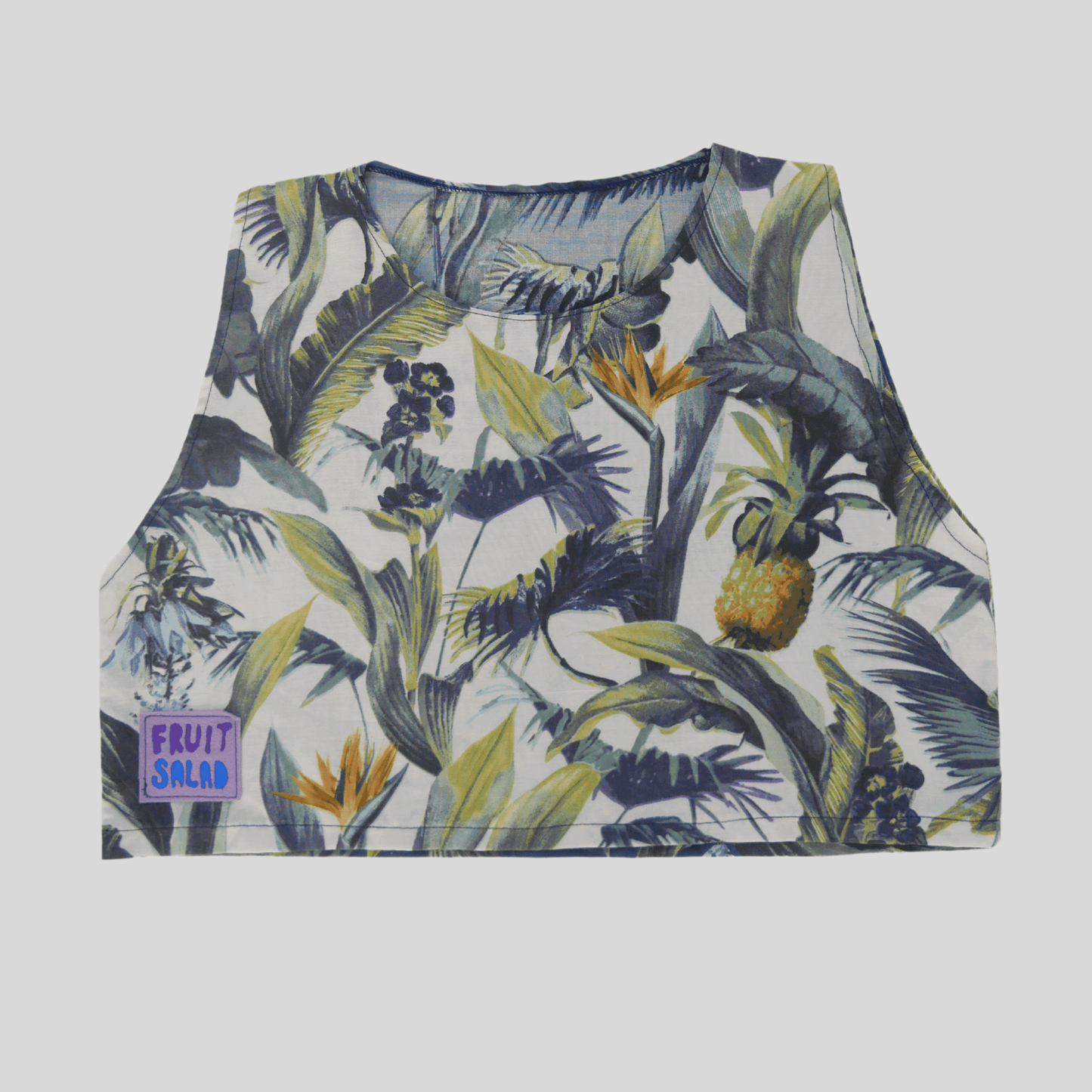 Fruit Salad Clothing Tropical Sustainable Crop Vest Top