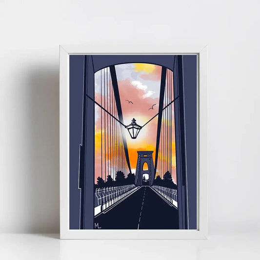 Made By Meg Print Clifton Suspension Bridge Print (various sizes)