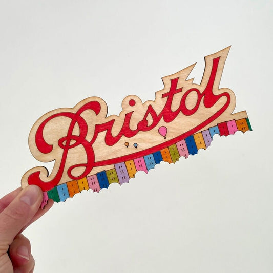 Mustard Cuts Magnet Red Bristol Magnets - Wooden (various designs)