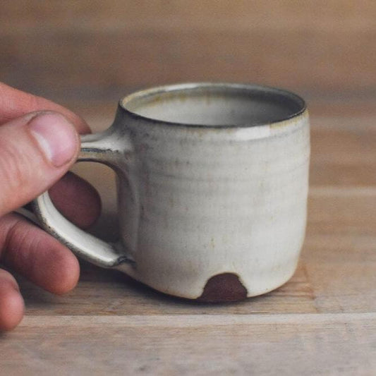 Nicholas Dover Ceramics Red Stoneware Espresso Cup in Nuka Glaze