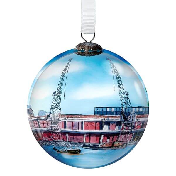 Other Lovely Things Bristol Harbourside and M Shed Christmas Bauble