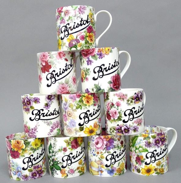 Peoples Republic Of Stokes Croft Ceramics Bristol Mug - Random Floral