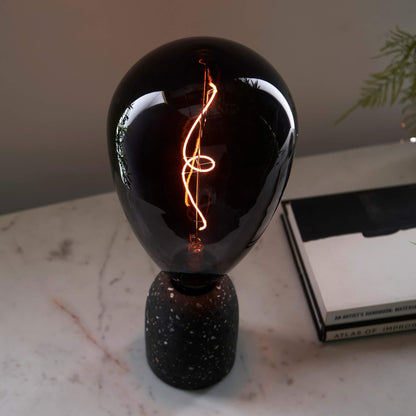 PRIORMADE Black Tinted Glass LED Filament Bulb