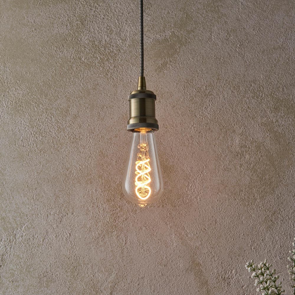 Priormade Bulb Teardrop Spiral Filament bulb (LED)