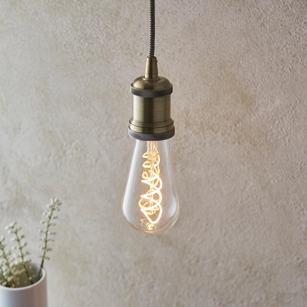 Priormade Bulb Teardrop Spiral Filament bulb (LED)