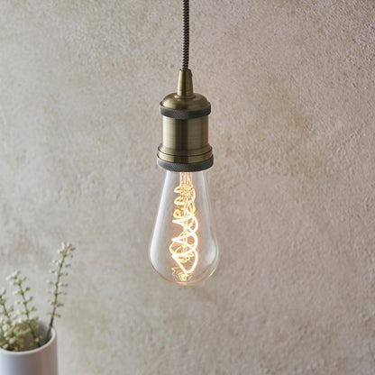 Priormade Bulb Teardrop Spiral Filament bulb (LED)