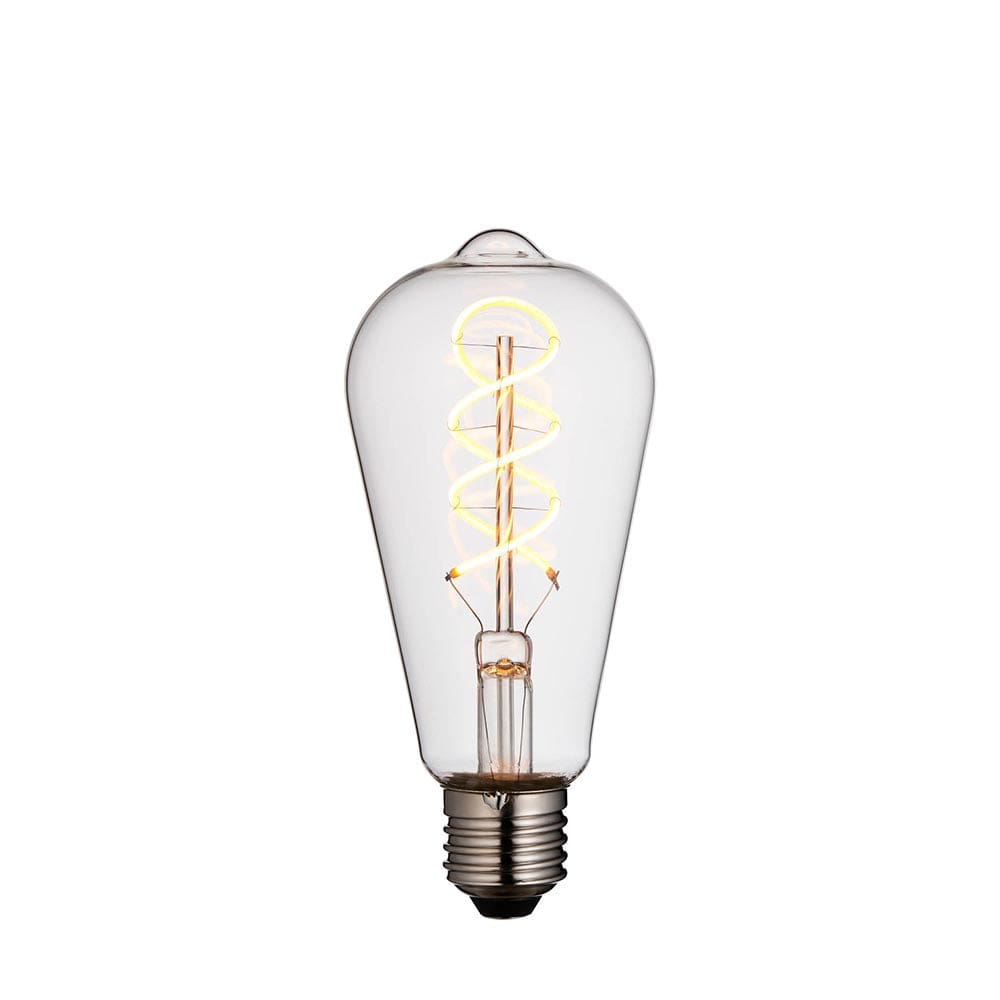 Priormade Bulb Teardrop Spiral Filament bulb (LED)