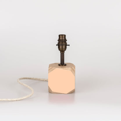 Priormade Geo Lamp Geo 100 Lamp in Blush Pink