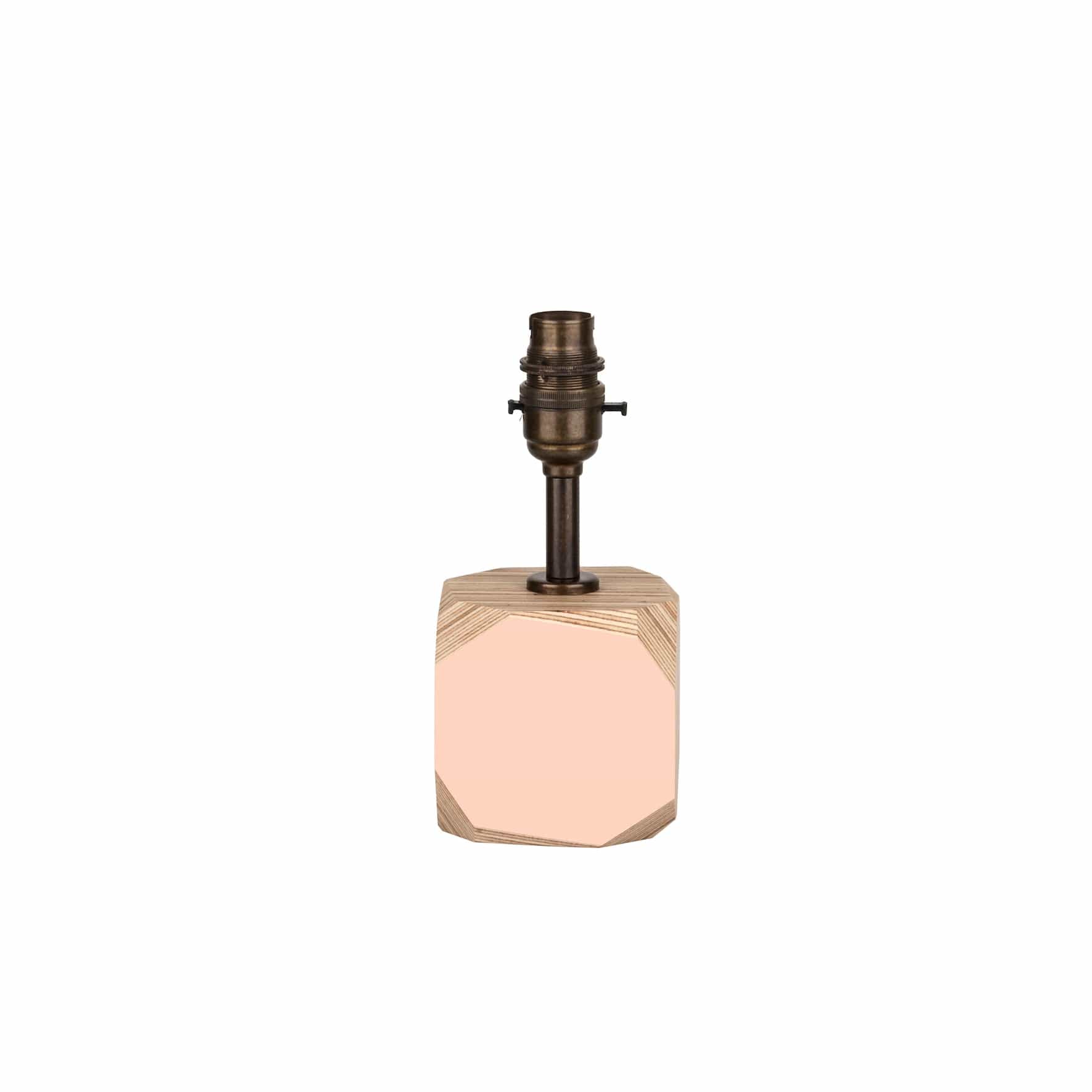 Priormade Geo Lamp Geo 100 Lamp in Blush Pink