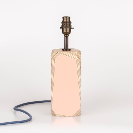 Priormade Geo Lamp Geo 200 Lamp in Blush Pink