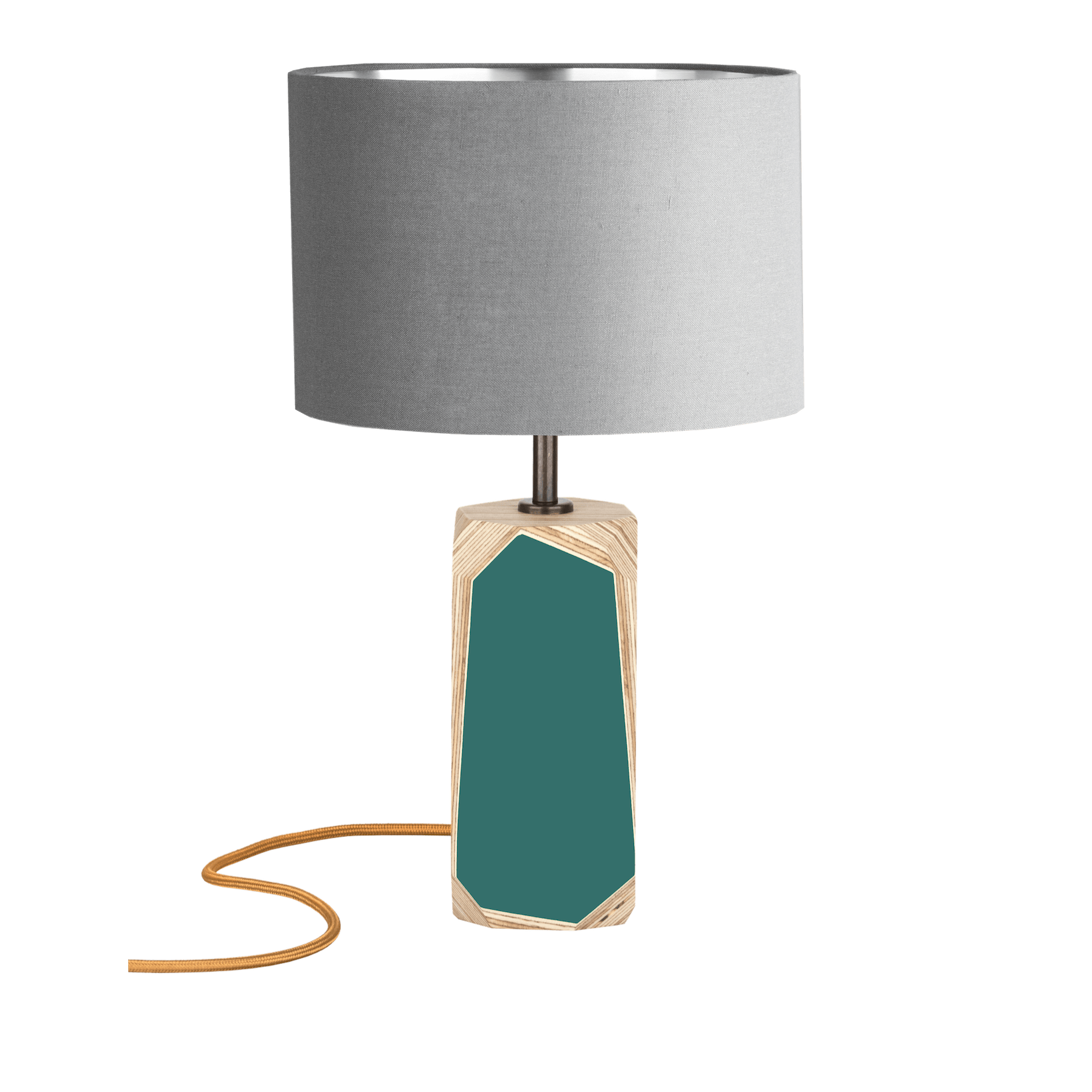 Priormade Geo Lamp Geo 200 Lamp in Petrol Blue