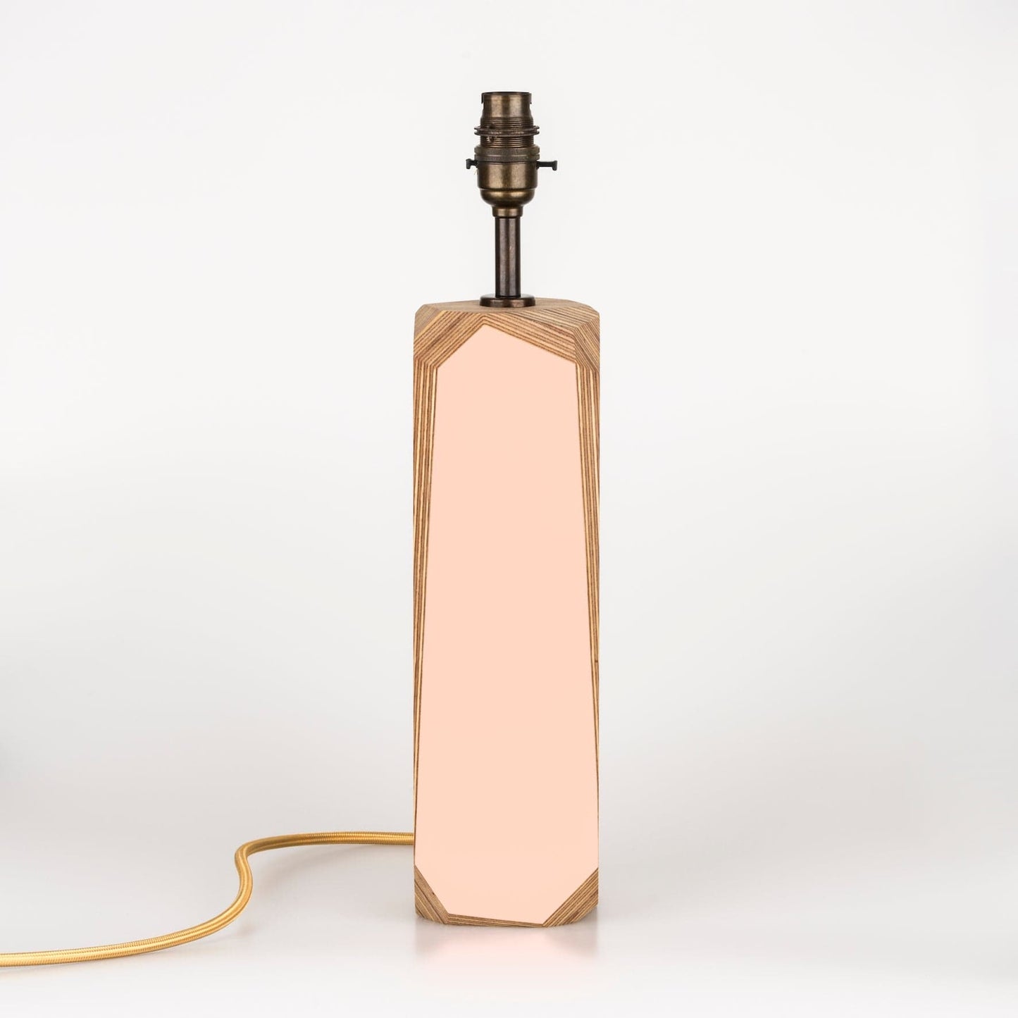 Priormade Geo Lamp Geo 300 Lamp in Blush Pink