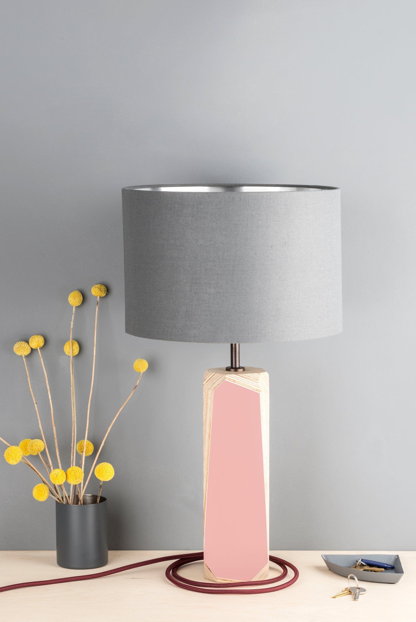 Priormade Geo Lamp Geo 300 Lamp in Dusty Pink