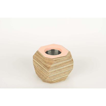 Priormade Geo Vessel Blush Pink SALE 30% OFF  - Geo | Vessels - top painted (various colours)