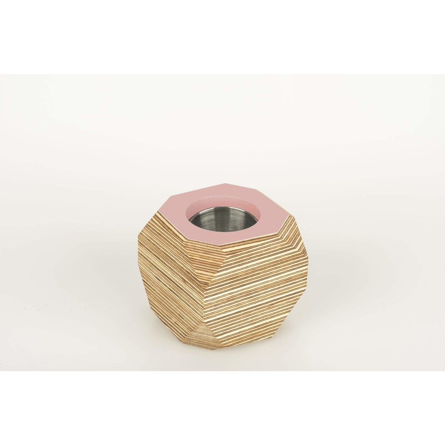 Priormade Geo Vessel Dusty Pink SALE 30% OFF  - Geo | Vessels - top painted (various colours)