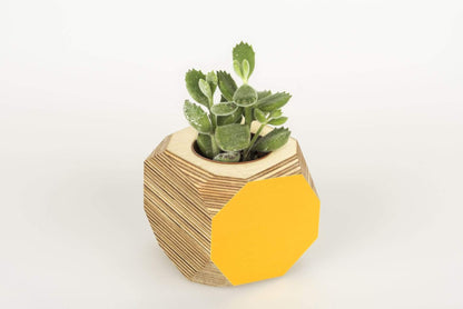 Priormade Geo Vessel Geo Vessel - Mustard Yellow