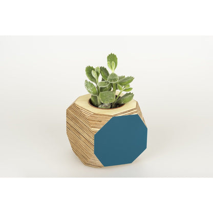 Priormade Geo Vessel Petrol SALE 30% off - Geo | Vessels - side painted (various colours)