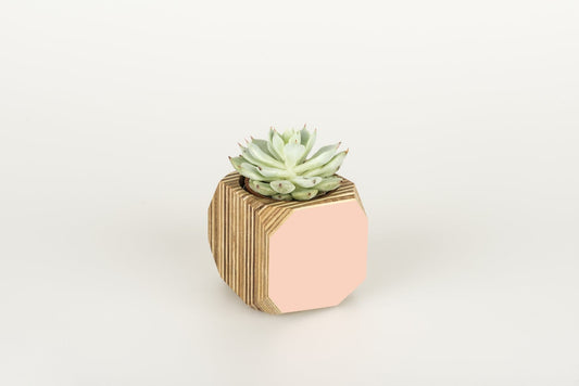 Priormade Mini Geo Vessel Mini Geo Vessels - Blush Pink