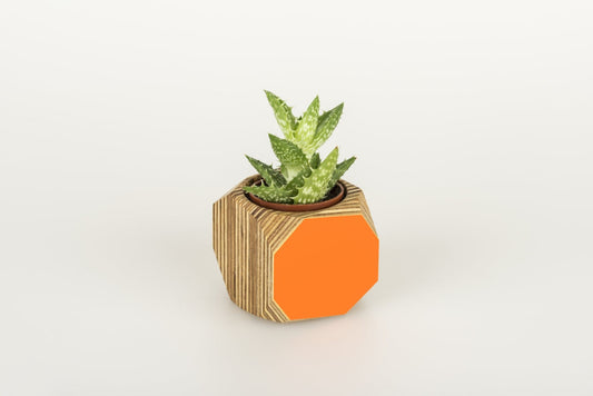 Priormade Mini Geo Vessel Mini Geo Vessels - Orange