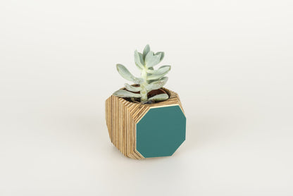 Priormade Mini Geo Vessel Mini Geo Vessels - Teal