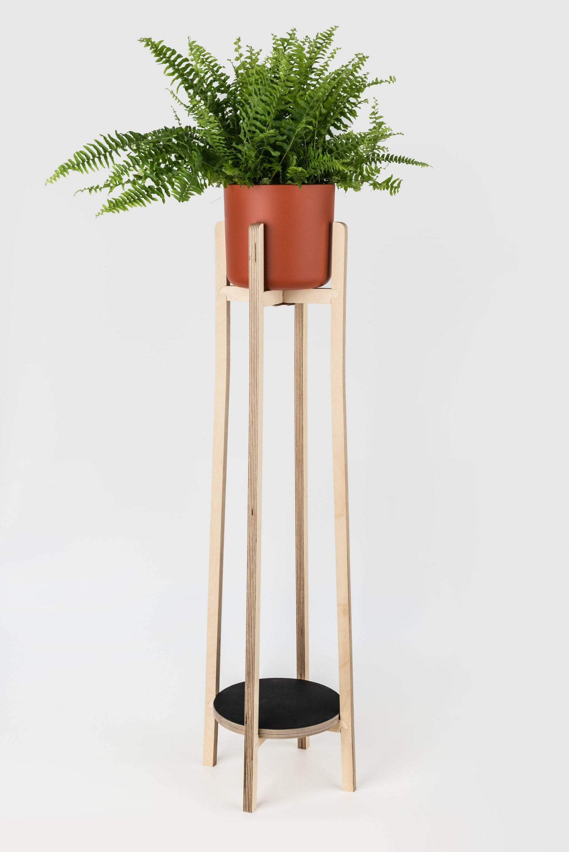 Priormade Plant stand Tall Plant Stand (Charcoal)