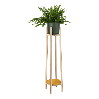 Priormade Plant stand Tall Plant Stand (English Mustard Yellow)