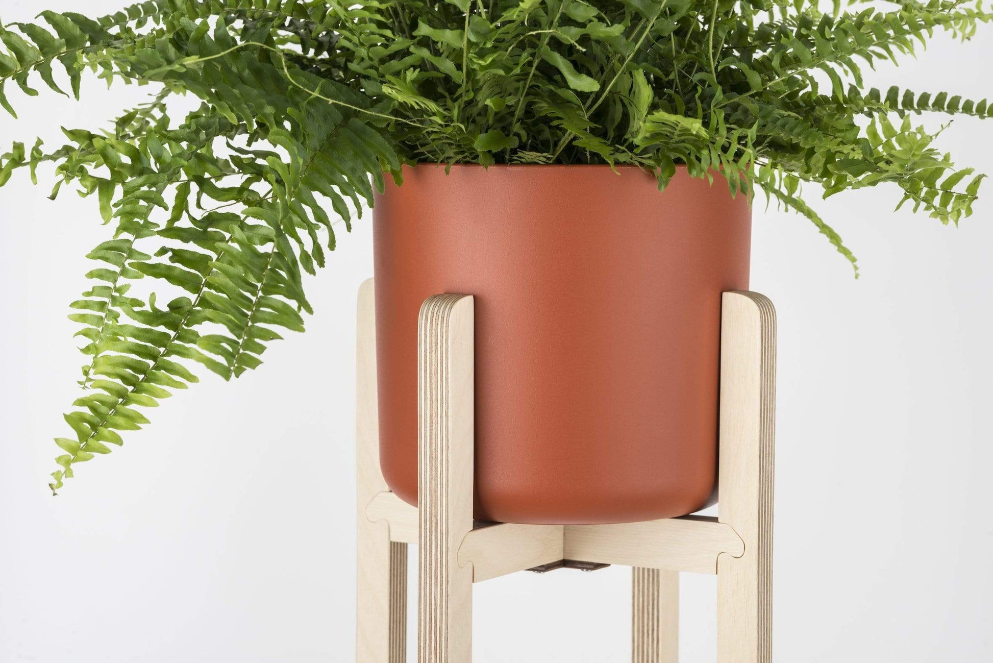 Priormade Plant stand Tall Plant Stand (Rust Orange)