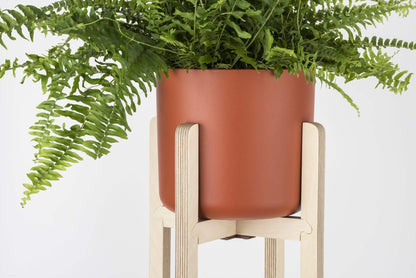 Priormade Plant stand Tall Plant Stand (Rust Orange)