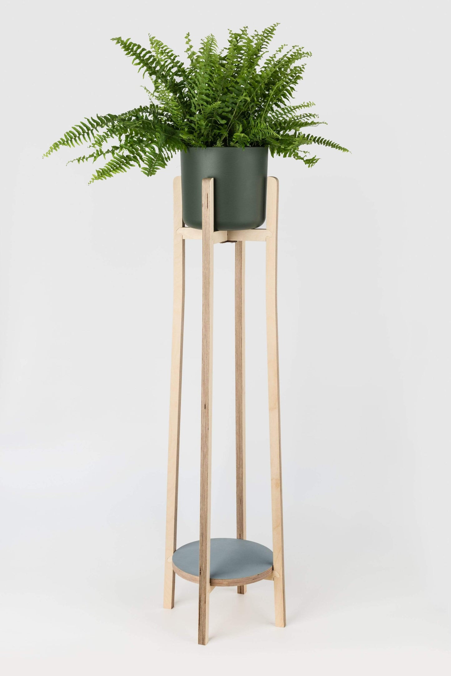 Priormade Plant stand Tall Plant Stand (Smoke Grey)