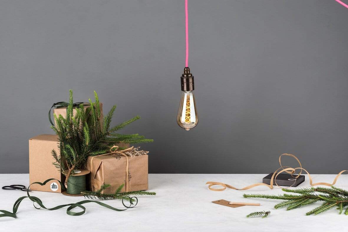 PRIORMADE Simple Pendant Lamp Without Bulb Simple Pendant Lamp - Natural Linen