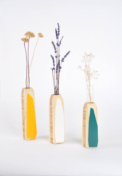 Priormade Vases Bamboo Geo Vases  - Multiple colours and sizes