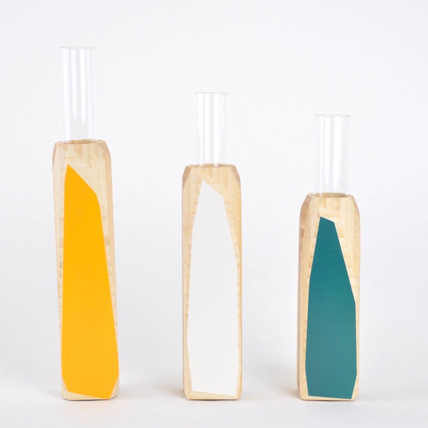 Priormade Vases Bamboo Geo Vases  - Multiple colours and sizes