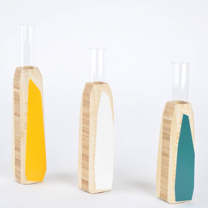 Priormade Vases SALE  - Bamboo Geo Vases  - Multiple colours and sizes