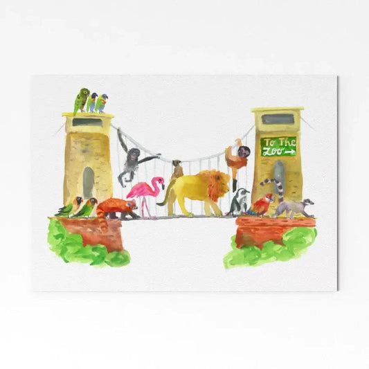 Rosie Webb Print Giclee Print of Bristol - 'To The Zoo' (various sizes)